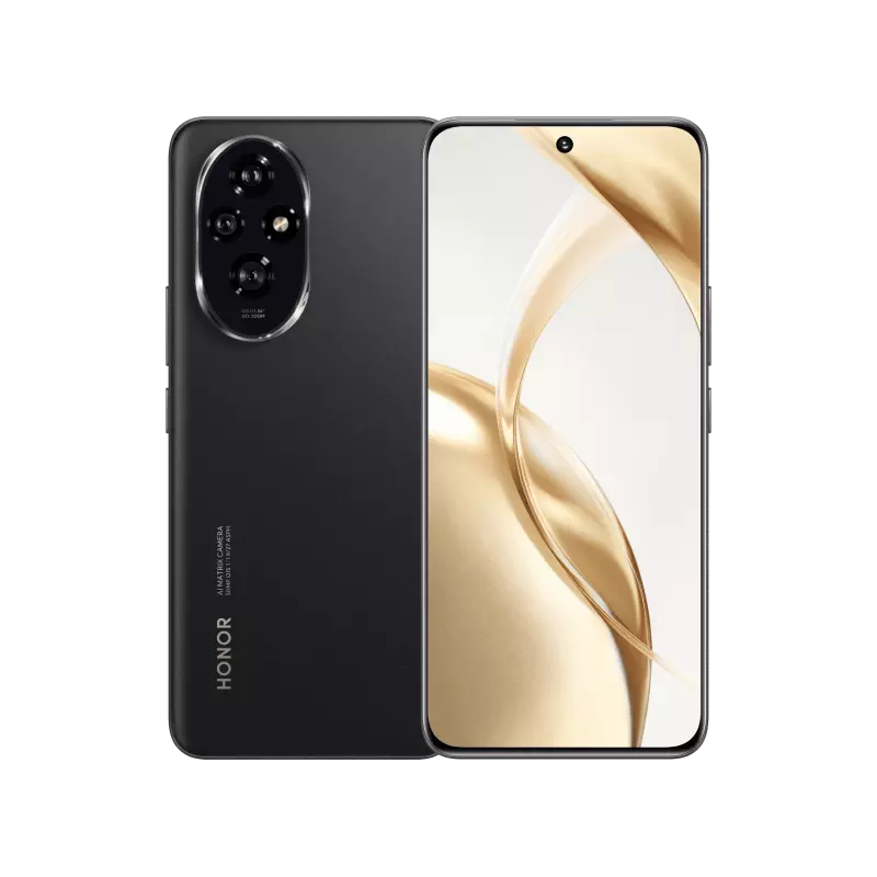 HONOR 200 8GB+256GB, Snapdragon 7 Gen 3 , Black, 5200 mAh Akku