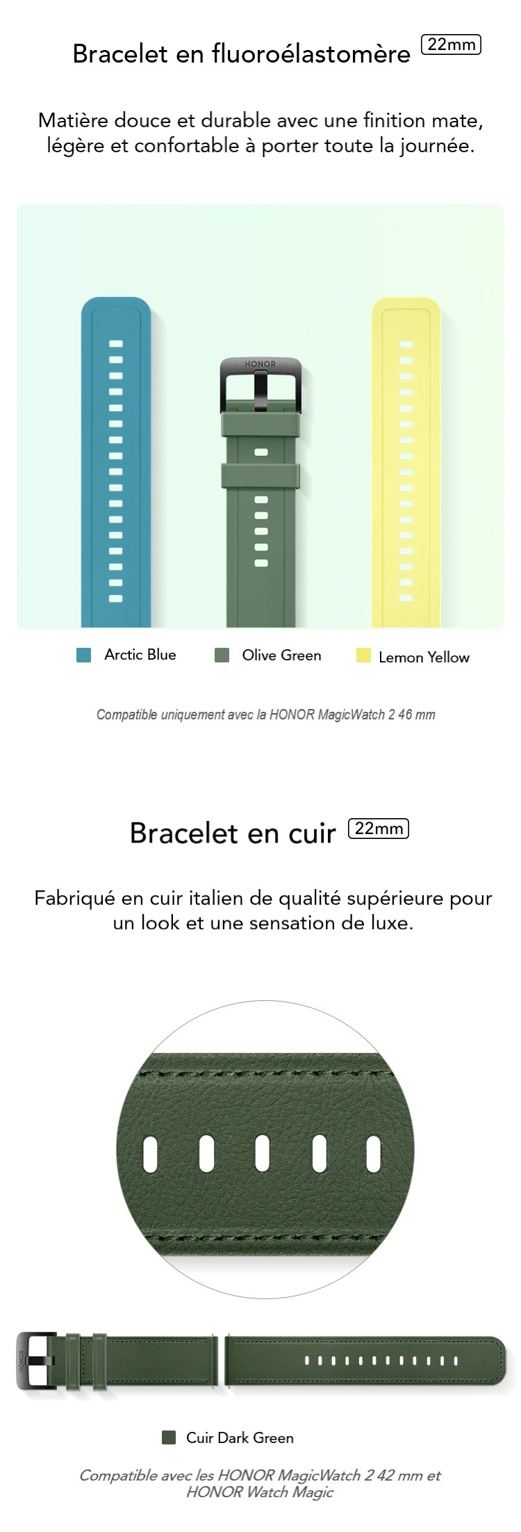HONOR EasyFit 22mm | Boutique officielle HONOR