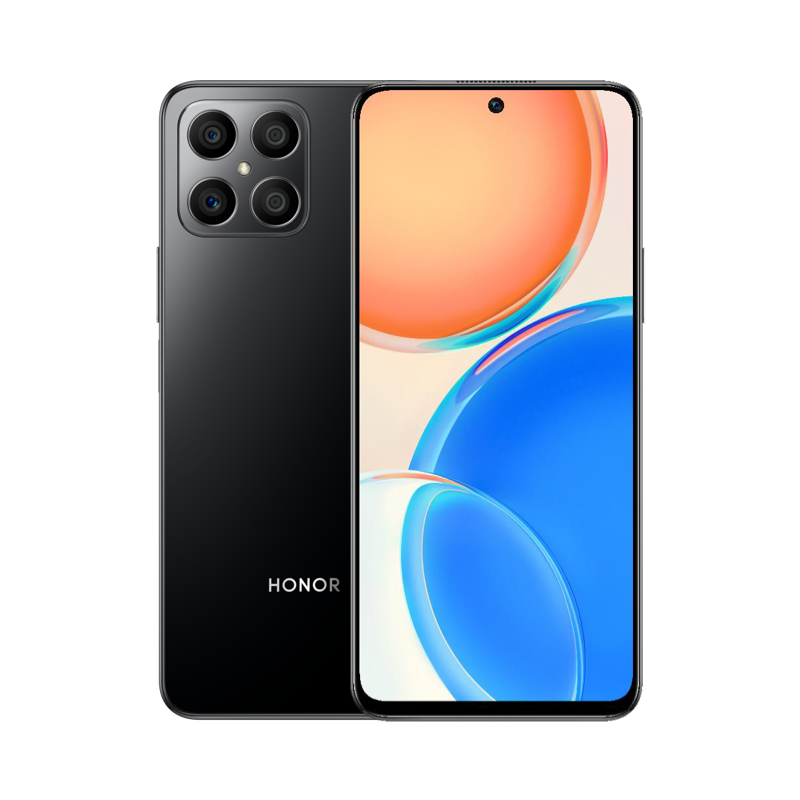 HONOR X8 6+128Go/Snapdragon 680/Midnight Black/Châssis fin de 7,45 mm