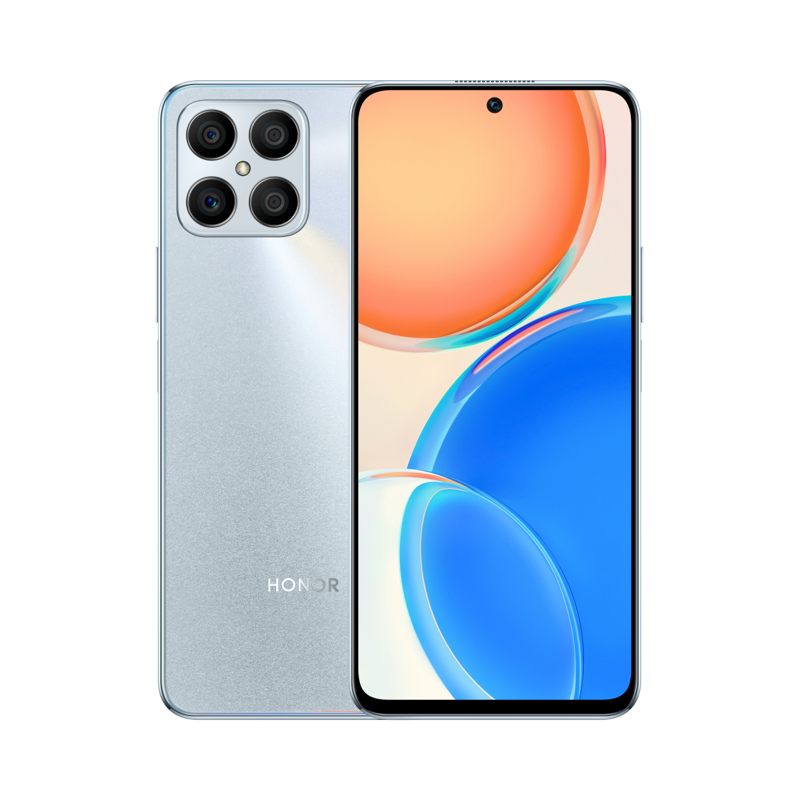 HONOR X8 6+128Go/Snapdragon 680/Titanium Silver/Châssis fin de 7,45 mm