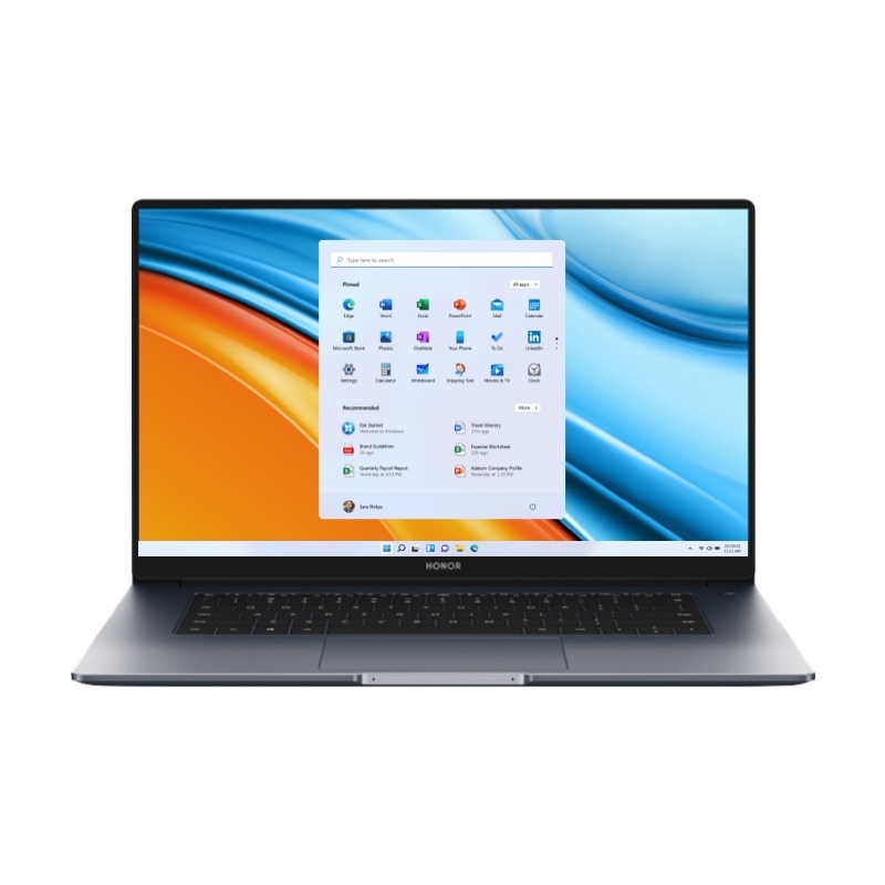 HONOR MagicBook 15 AMD Ryzen™ 5 5500U /Windows 11 Home/8+512Go/Clavier AZERTY/Space Gray