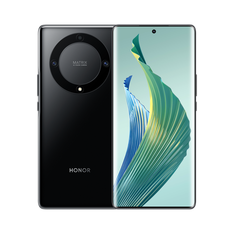 HONOR Magic5 Lite 5G 8+256Go, Midnight Black , Double nano SIM, Batterie 5100 mAh, Épaisseur 7.9mm