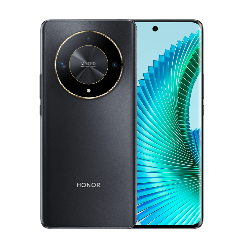 HONOR Magic6 Lite 8+256 Go, Midnight Black, Écran ultrarésistant, Batterie 5300 mAh, Caméra ultra-claire