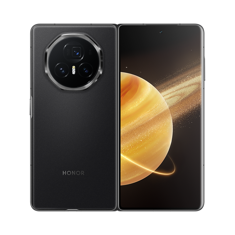 HONOR Magic V3 Black, 12+512Go, Snapdragon 8 Gen 3, 5150mAh, Compatible SuperCharge 66W, MagicOS 8.0, Le smartphone pliant avec IA le plus fin au monde