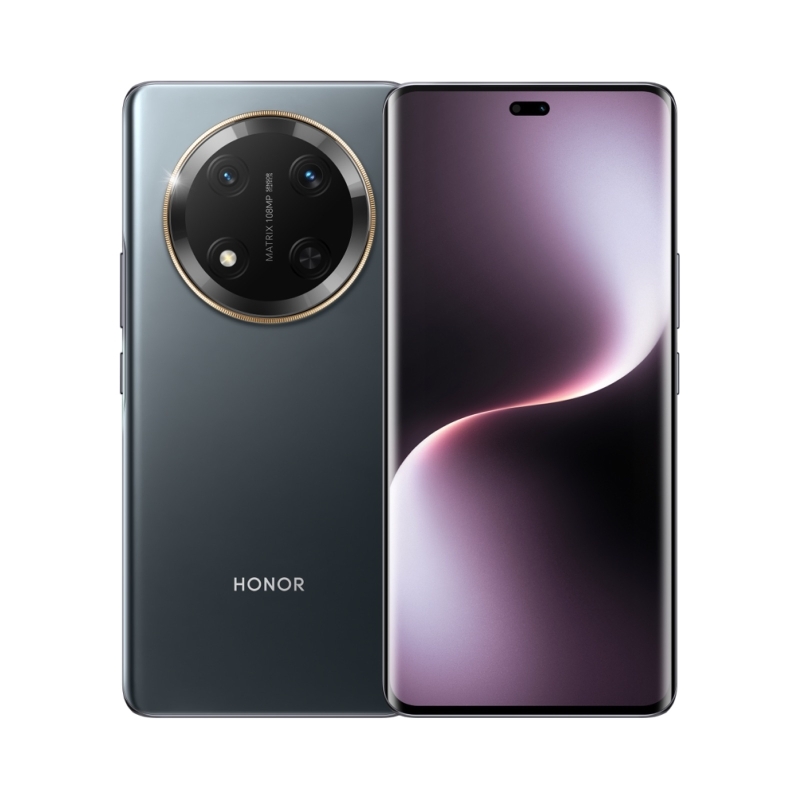 HONOR Magic7 Lite 8+256 Go, Titanium Black, Batterie 6600 mAh, Jusqu'à 3 jours d'autonomie, Écran ultrarésistant