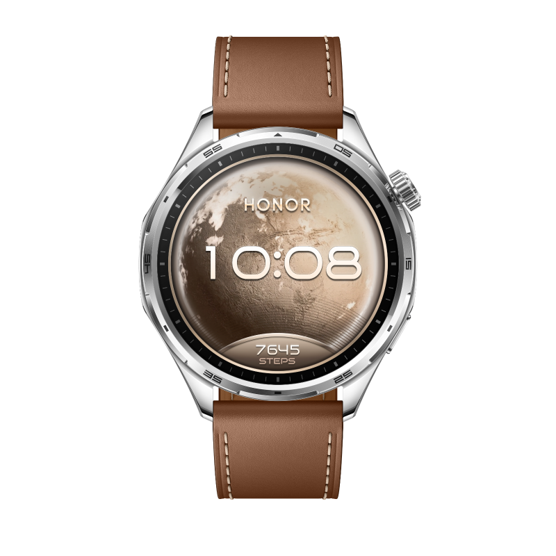 HONOR Watch 6 Standard BT 32MB+4GB Twilight Brown Brown Leather Strap