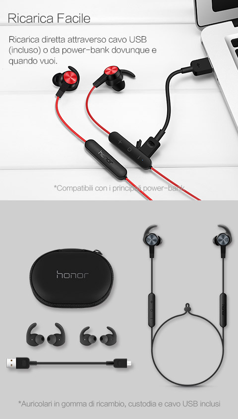 Acquista HONOR Sport Bluetooth Earphone | Prezzo \u0026 Offerta | HONOR IT