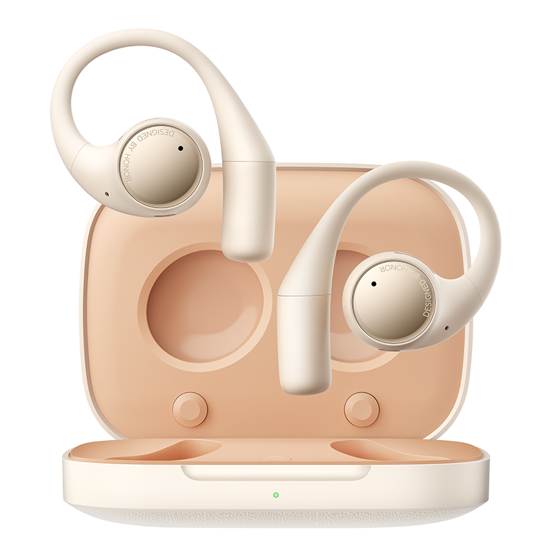 An image depicting HONOR Earbuds Open Polar Gold